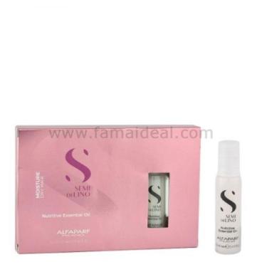 Imagem de Nutritive Essential Oil Alfaparf Semi di Lino Moisture 6 Ampolas 13 ml