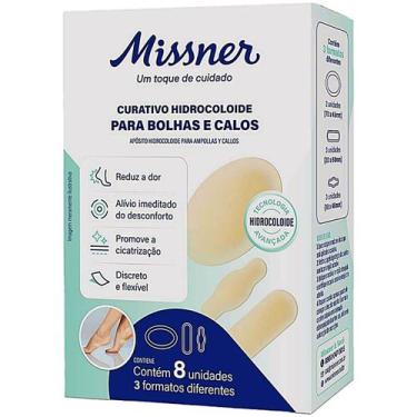 Imagem de Curativo Hidrocoloide Missner para Calos e Bolhas 8 unidades