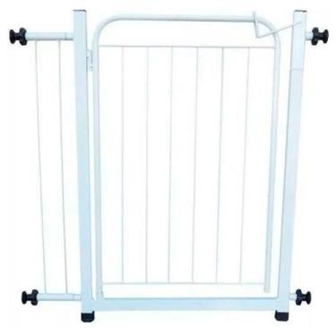 Imagem de Grade Portão Pet Proteção Cachorro Criança Cães 69 A 84cm - Itagold, 7