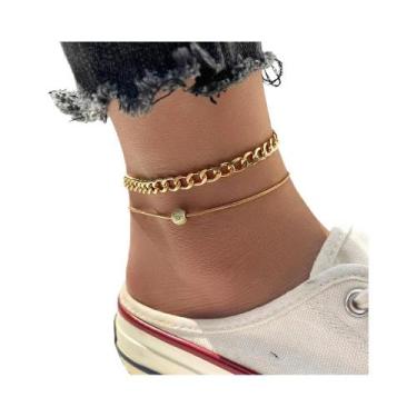 Imagem de Conjunto De Tornozeleiras Femininas Boêmias Com Borboleta, Estrela, Co