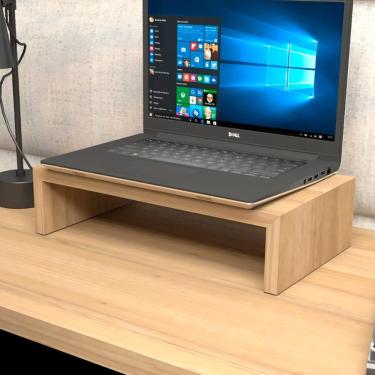 Imagem de Suporte para Notebook F5 Office F5 Estrutura em MDF 15mm Mesa Escritório Macadâmia 40CM