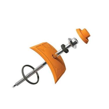 Imagem de Kit Vedação Telha PVC Cor Cerâmica 10 Unidades Permatti