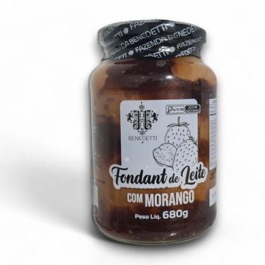 Imagem de Doce de Leite Cremoso com Morango Benedetti 680g