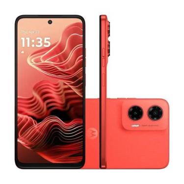 Imagem de Smartphone Motorola Moto G35 256GB Coral 5G 4GB RAM+4GB Ram Boost 5G 6