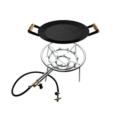 Imagem de Conjunto Fogareiro 16 Caulins + Disco Chapa Bifeteira Ø43cm