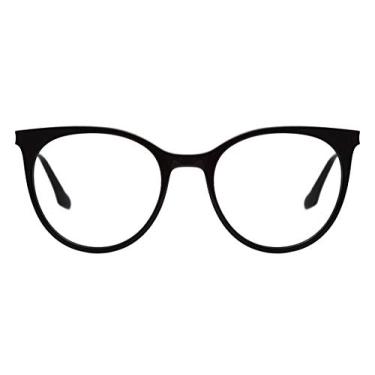 Imagem de Armações para óculos de grau For You, Evoke, Feminino, Preto Brilhante, Único