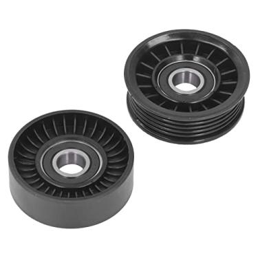 Imagem de Conjunto de polia intermediária da correia de transmissão, polia intermediária profissional resistente a choques de baixo ruído e resistente ao calor para automóveis