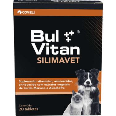 Imagem de Suplemento Vitamínico Coveli Bulvitan Silimavet para Cães e Gatos - 20 Tabletes