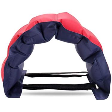 Imagem de Cinto inflável de natação, cinto flutuante de natação com corda para treinamento e equipamento flutuante, cinto de cintura ajustável para crianças, adultos, iniciantes em natação