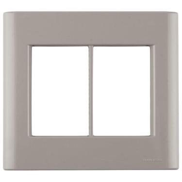 Imagem de Placa 6 Postos 4x4 Tramontina Giz Fendi Tramontina