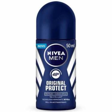 Imagem de Desodorante Antitranspirante Roll On Nivea Men Original Protect 50ml