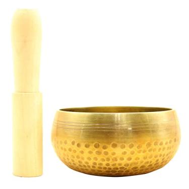 Imagem de Taça Tibetana | Meditação Sound Bowl artesanal no Nepal para Yoga - Tigela tibetana para meditação, ioga, relaxamento, chakras, oração e atenção