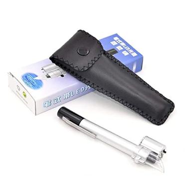 Imagem de ZTBH Kit de acessórios para microscópio 1 DIV/0,05 mm 25X Microscópio de LED, com lâmpadas de leitura de escala de microscópio Slides