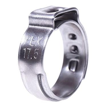 Imagem de HOLYBEAR 50 peças de grampos de aperto PEX de 1/2 polegada, grampos de orelha sem passo de aço inoxidável, grampos de aperto para conexões de tubulação PEX