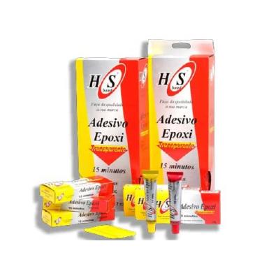 Imagem de Cola Adesivo Epoxi Liquida Transparente de Colagem Rápida HS Bond 15 m