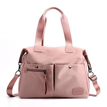 Imagem de NUTOT bolsa transversal,bolsas femininas leve anti-roubo,bolsa de ombro feminina trabalhar,bolsa feminina grande à prova d'água (rosa)