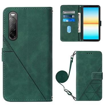 Imagem de For Sony 10 IV Crossbody 3D Embossed Flip Leather Phone Case