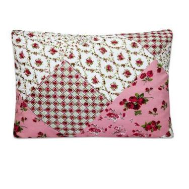 Imagem de Fronha Avulsa Buquê De Flores Rosa