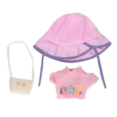 Imagem de Roupas de pelúcia de pato, pele bonita amigável pelúcia roupas de brinquedo chapéu saco de brinquedos macios roupas de brinquedo para roupas de boneca de pelúcia bonito vestido sacos de bonecas animais bonecas crianças brinquedos
