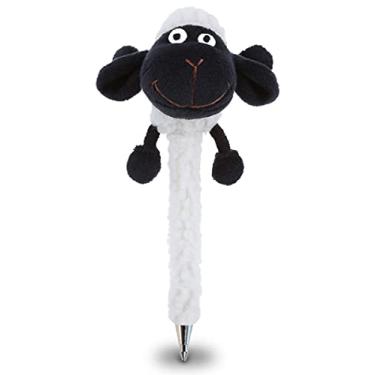 Imagem de DolliBu Caneta de pelúcia de nariz preto de ovelha – Cute Farm Animal de pelúcia Caneta Novidade, Instrumento de Caneta de Escrita Exclusivo para Artigos de Papelaria, Escola e Escritório Acessórios de Decoração de Mesa para Crianças e Adultos