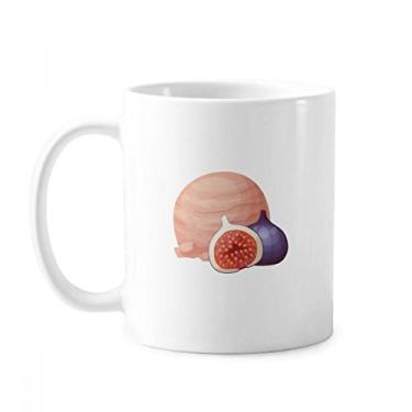 Imagem de Caneca com bola de sorvete rosa de romã cerâmica xícara de porcelana de café louça