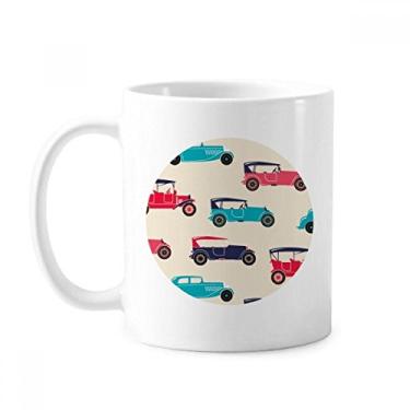 Imagem de Caneca colorida clássica de desenho animado de carros caneca cerâmica xícara de café porcelana louça