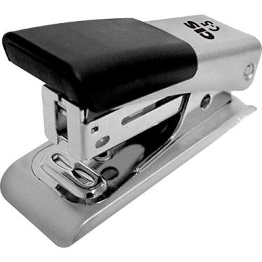 Imagem de Mini Grampeador C-5 p/até 12 folhas, CIS, 34.1200, Cinza/Preto