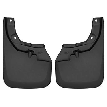 Imagem de Husky Liners - Protetores de lama dianteiros | Toyota Tacoma 2016-2022 com aros de para-choque original, conjunto frontal - preto, 2 peças | 56941