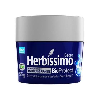 Imagem de Desodorante Antitranspirante Em Creme Herbíssimo Cedro Bio Protect 55G