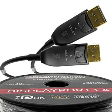 Imagem de Cabo Displayport 1.4 Fibra Óptica de 10 Metros - 8K@60Hz