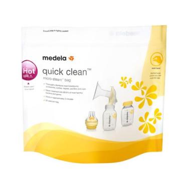 Imagem de Saco Esterilizador Para Micro-Ondas Medela - Quick Clean 5 Peças