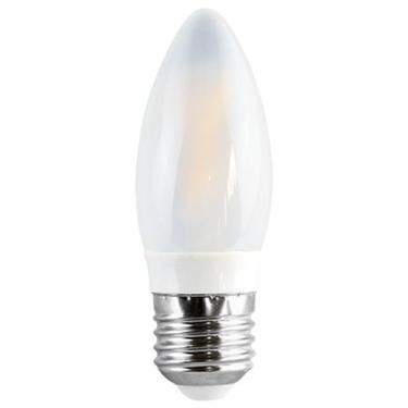 Imagem de Lampada Vela Filamento De Led Fosca E27 3W Biv 6500K - Ourolux
