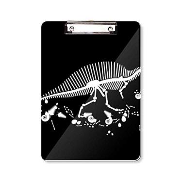 Imagem de Dinossauro Ossos Enormes Prancheta Pasta Bloco de Escrita Placa de Apoio A4