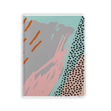 Imagem de Diário de capa macia com estampa de arte abstrata em pó