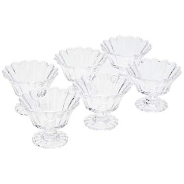 Imagem de Porta Joia Pedestal Flower 7 * 4cm 6pc Quadrifoglio Transparente