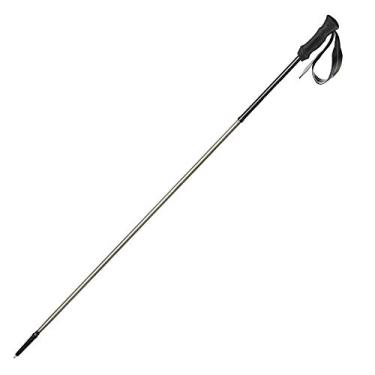 Imagem de N/H Pacote com 2 bastões dobráveis para caminhada ou caminhada - bastão forte para caminhada, fibra de carbono leve, antichoque para acampamento, montanhismo, mochilão