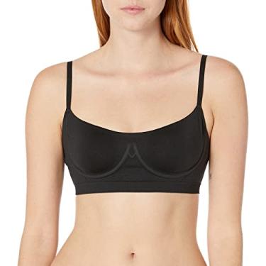 Imagem de Calvin Klein Sutiã feminino Bonded Flex sem forro, Preto, GG
