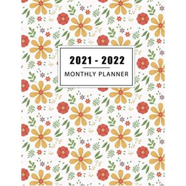 Imagem de 2021-2022 Monthly Planner: Flower Cover | 2 Year Monthly Planner Calendar Schedule Organizer January 2020 to December 2021 With Holidays and ... ... 8.5x11, 24 Months Jan 2021 to Dec 2022