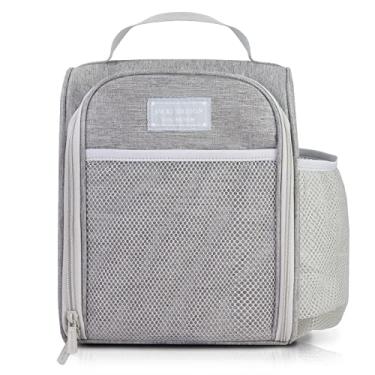 Imagem de Bolsa Térmica Multicamadas para Marmita Fitness com Alça (Cinza)