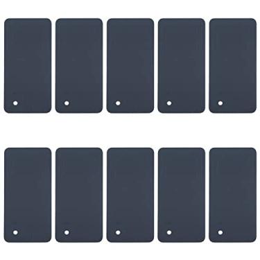 Imagem de YUNCHAO Peças de substituição de telefone celular 10 PCS Battery Back Hous House Tampa Adesiva para HTC U11 Acessórios telefônicos