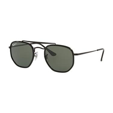 Imagem de Ray-Ban RB3648ML THE MARSHAL II Óculos de Sol Unissex Preto TAM 52