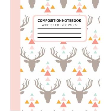 Imagem de Tribal Arrows Composition Notebook College Ruled: Coral Navy Color Composition Notebook College Ruled, Composition Notebook Tribal Arrows, Indigenous ... for Girls, 200 7.5x9.25 College Ruled Pages