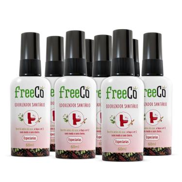 Imagem de Kit 12 Bloqueador Odores Sanitários - Freecô Cravo e Canela