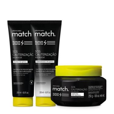 Imagem de Combo Match Sos Cauterização Pós- Química: Shampoo + Condicionador 250