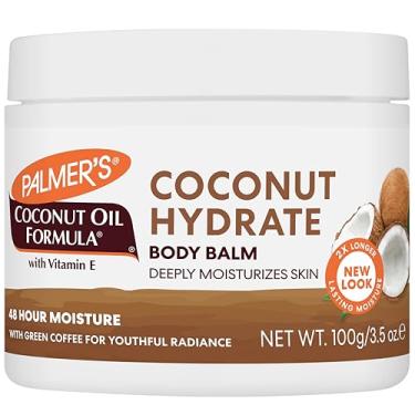 Imagem de Palmer's Coconut Oil Formula Body Balm com extrato de café verde, 3,5 onças