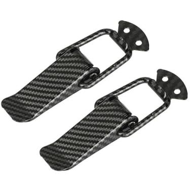 Imagem de Clipes de trava de segurança para para-choques de carro, clipes de gancho de liberação rápida para porta-malas, para-lamas