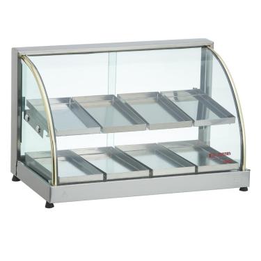 Imagem de Estufa Vitrine para Salgados Curva Ouro Dupla com 8 Bandejas - Edanca