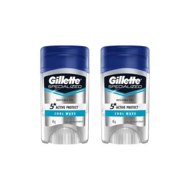 Imagem de Desodorante Stick Gillette Clear Gel Cool Wave 45G-Kit C/2Un
