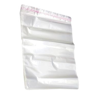 Imagem de VILLFUL 100 Unidades sacos de aba auto-vedantes saco de roupa transparente sacos de embalagem multiuso bolsas de sapatos transparentes roupas saco de embalagem saco autoadesivo branco