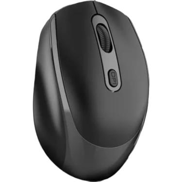 Imagem de Mouse Sem Fio Óptico 1600dpi Usb Wireless 2.4ghz CMOS Pc Notebook Computador Tv Smart (Preto)